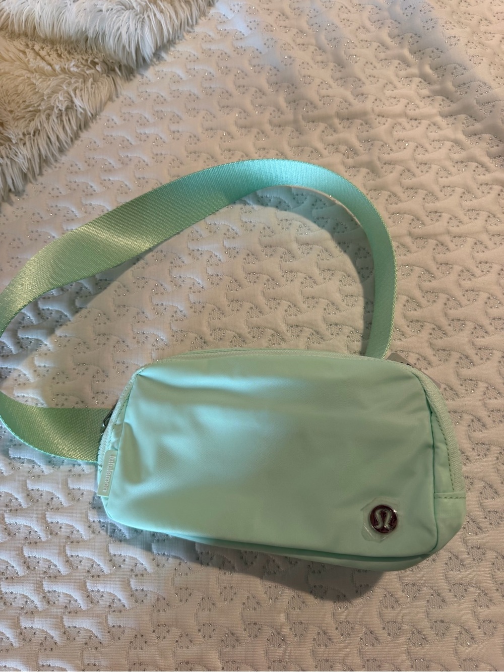 lululemon athletica Mint Green Crossbody Pouch